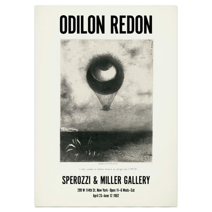 Odilon Redon Exhibition Poster - 'The Eye, Like A Strange Balloon'