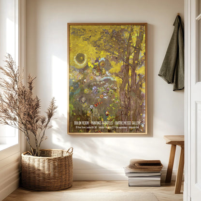 Odilon Redon Exhibition Poster - 'Trees On A Yellow Background'