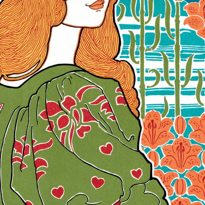 Art Nouveau Advertising Poster - 'Jane' by Louis Rhead