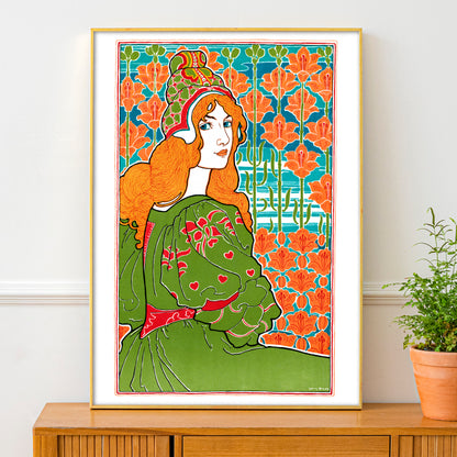 Art Nouveau Advertising Poster - 'Jane' by Louis Rhead