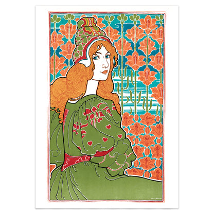 Art Nouveau Advertising Poster - 'Jane' by Louis Rhead