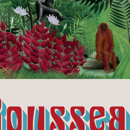 Henri Rousseau Exhibition Poster - Tropical Forest With Monkeys