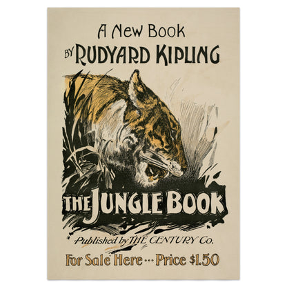 Poster Advertising 'The Jungle Book' By Rudyard Kipling
