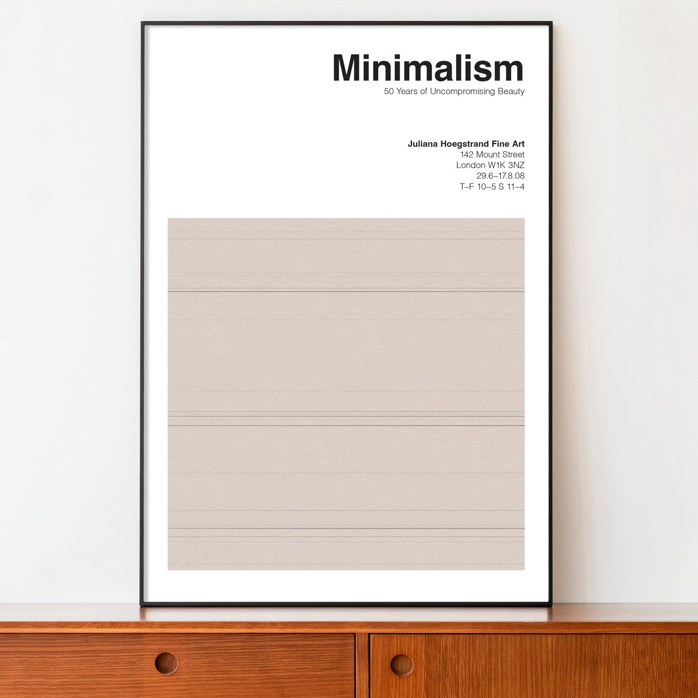 Elegant Minimalist Print suitable for modern interiors