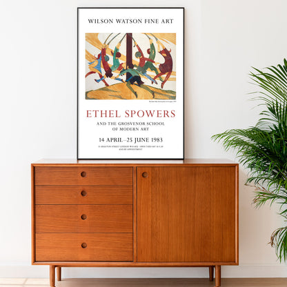 Ethel Spowers 'The Giant Stride' Exhibition Poster