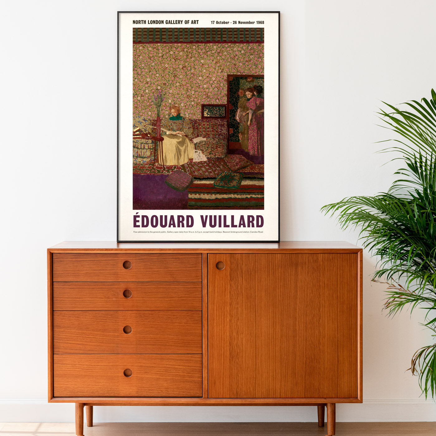 Édouard Vuillard Exhibition Poster - 'Personnages dans un intérieur - L'Intimité' (1896)