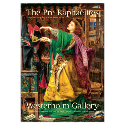 Pre-Raphaelite Exhibition Poster, Morgan Le Fay by Frederick Sandys