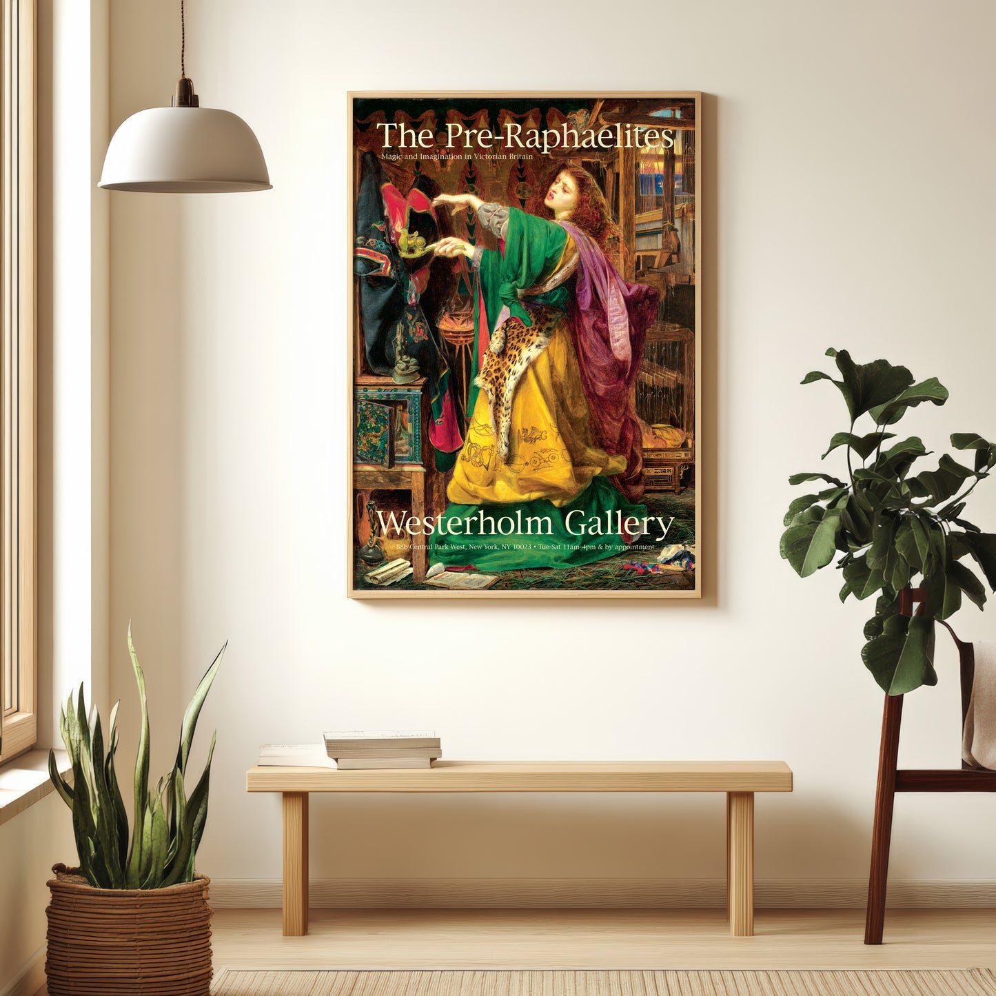 Pre-Raphaelite Exhibition Poster, Morgan Le Fay by Frederick Sandys