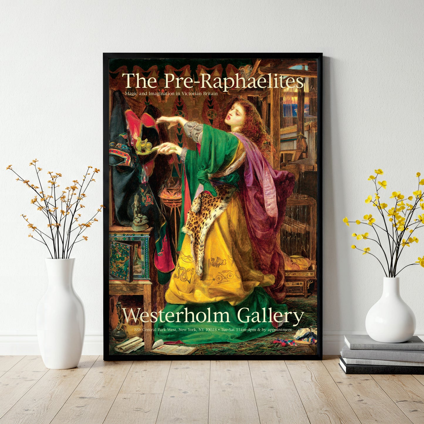 Pre-Raphaelite Exhibition Poster, Morgan Le Fay by Frederick Sandys