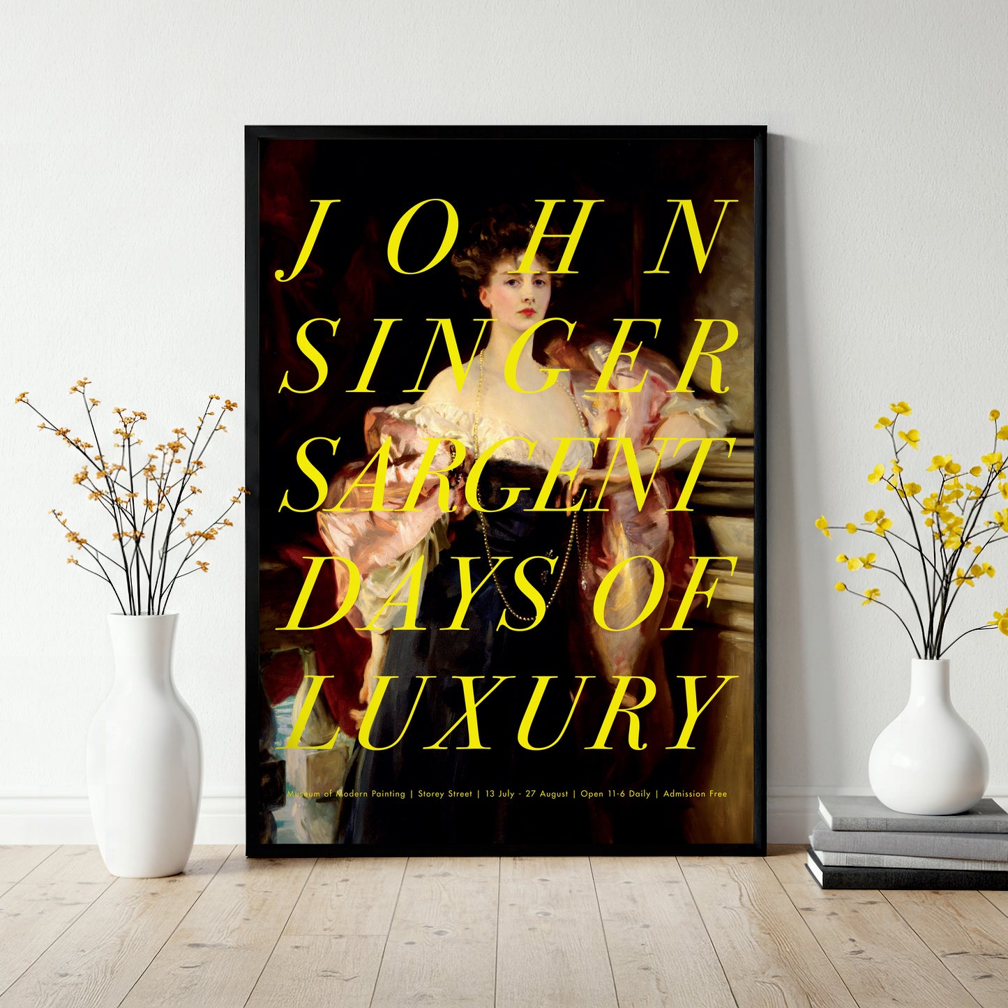 John Singer Sargent 'Days Of Luxury' Exhibition Poster