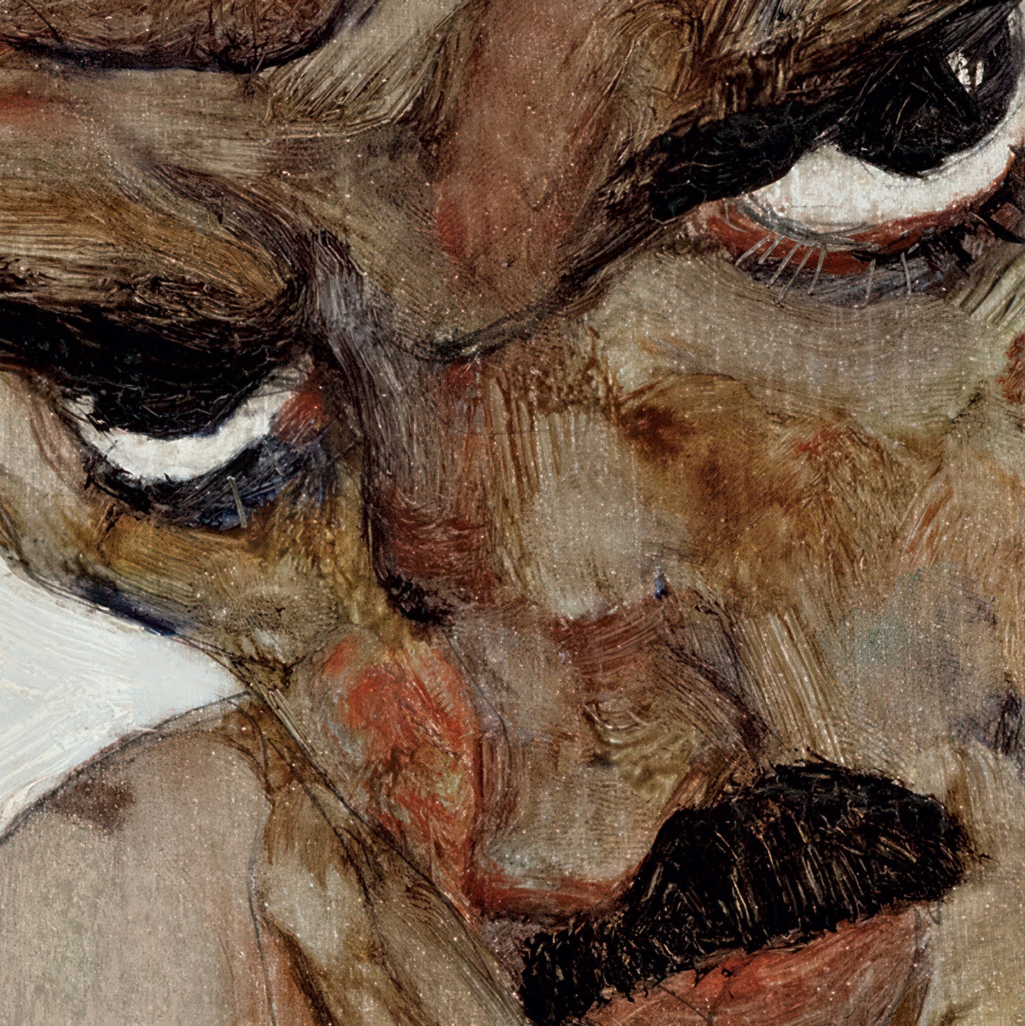 Egon Schiele Self-Portrait Exhibition Poster