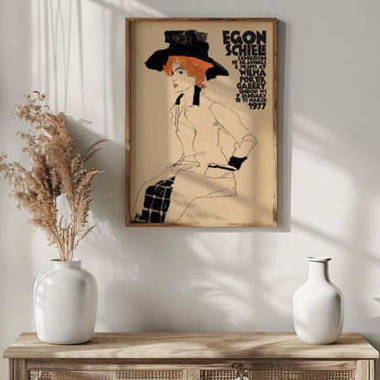 Egon Schiele Exhibition Poster