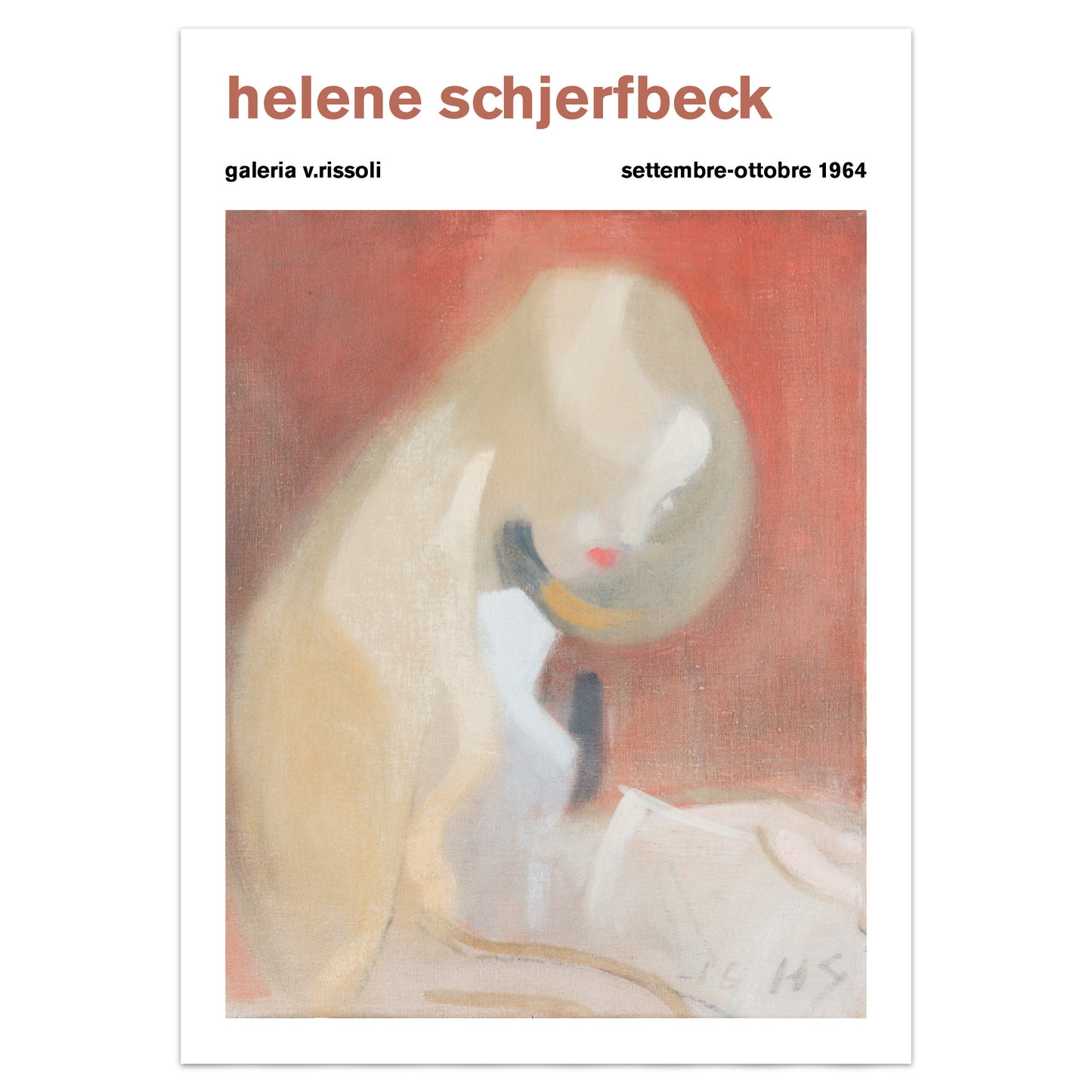 Helene Schjerfbeck Exhibition Poster - Girl With Blonde Hair, 1916
