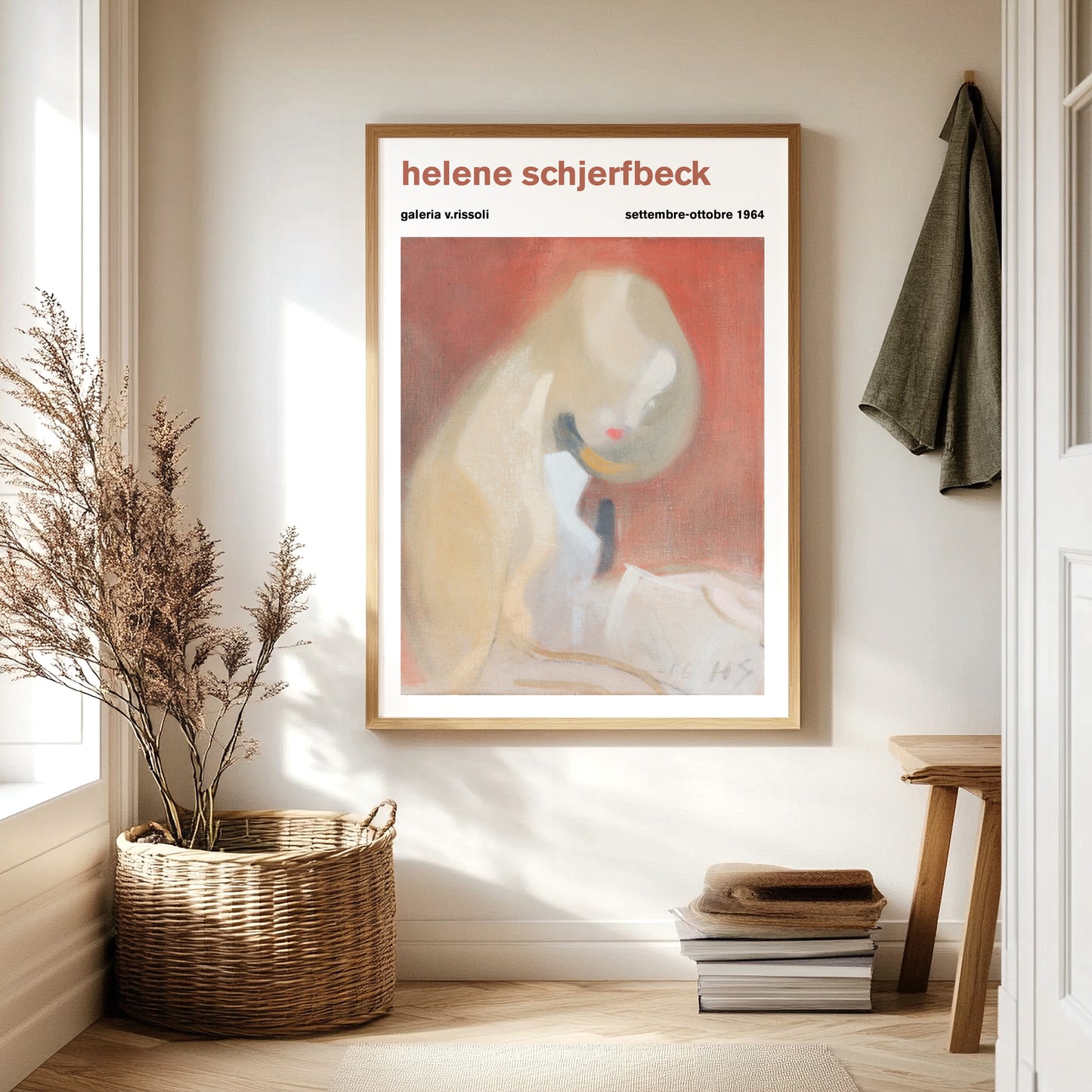 Helene Schjerfbeck Exhibition Poster - Girl With Blonde Hair, 1916