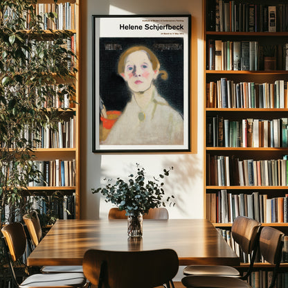 Helene Schjerfbeck Self Portrait Exhibition Poster