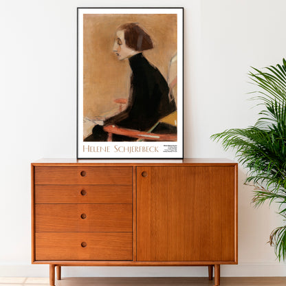 Helene Schjerfbeck 'The Seamstress' (1905) Exhibition Poster