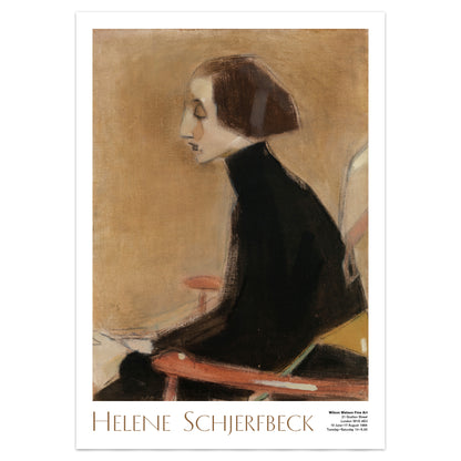 Helene Schjerfbeck 'The Seamstress' (1905) Exhibition Poster