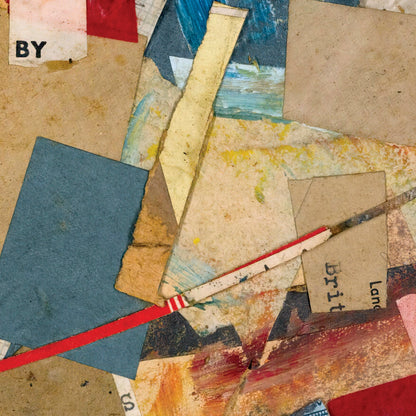 Kurt Schwitters Collage Exhibition Poster - 'Mz x 13 BY'