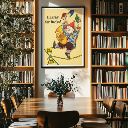 Hurray For Books Poster by Maurice Sendak