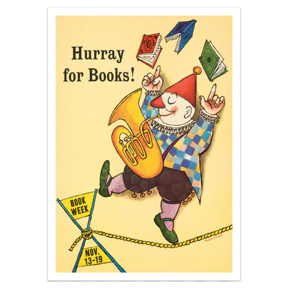 Hurray For Books Poster by Maurice Sendak