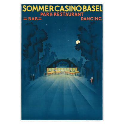 Sommercasino Basel Poster (1931) by Burkhard Mangold