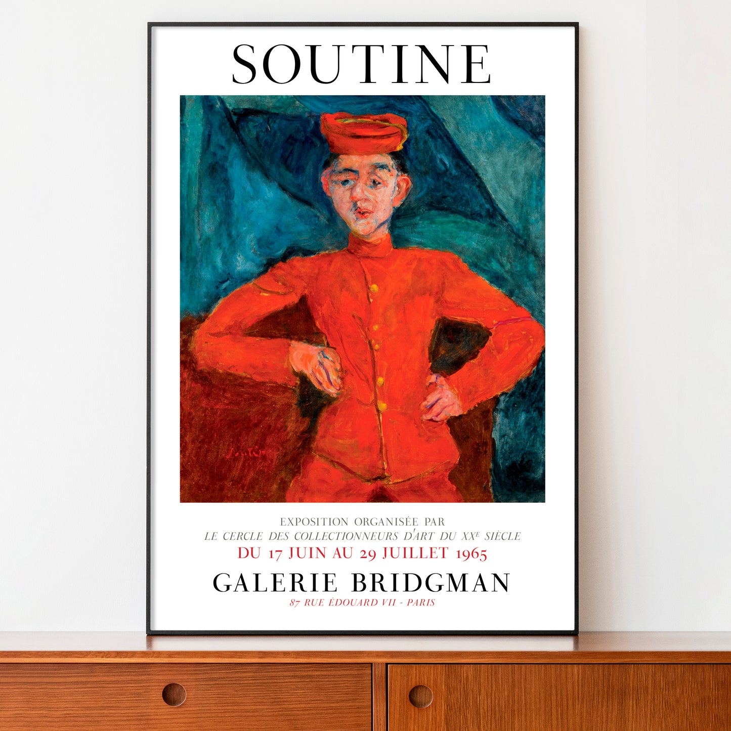 Chaïm Soutine Exhibition Poster: 'Le Chasseur de Chez Maxim's', Circa 1925