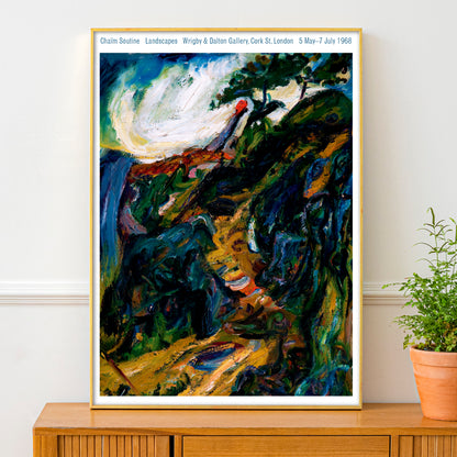 Chaïm Soutine Landscape Paintings Exhibition Poster