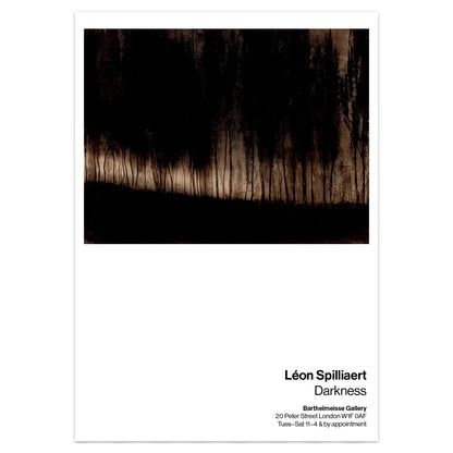 Léon Spilliaert – ‘Moonlight in the Forest’ Symbolist Art Poster (1900–1901)