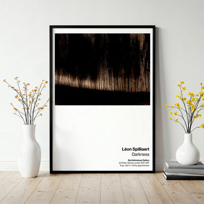 Léon Spilliaert – ‘Moonlight in the Forest’ Symbolist Art Poster (1900–1901)