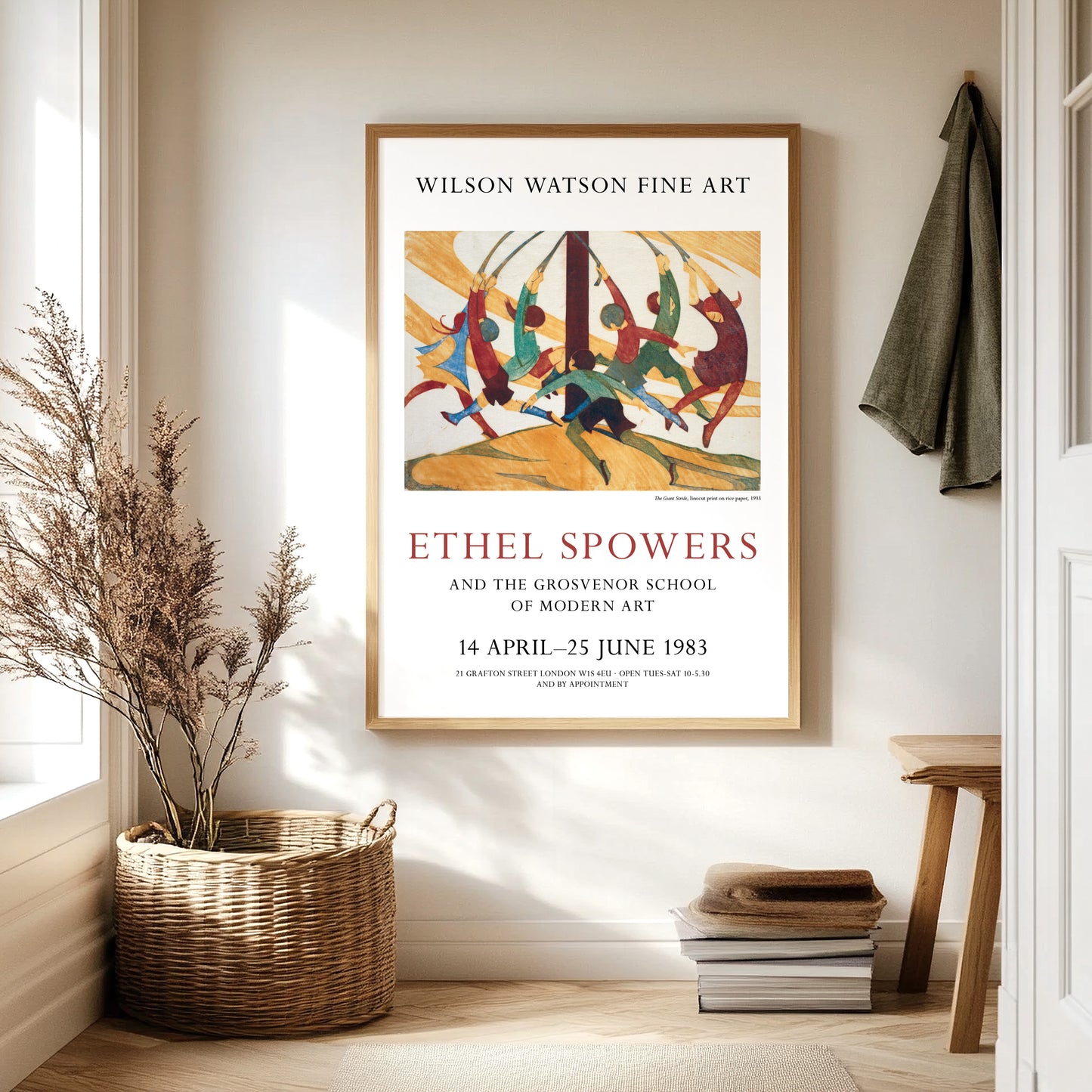 Ethel Spowers 'The Giant Stride' Exhibition Poster