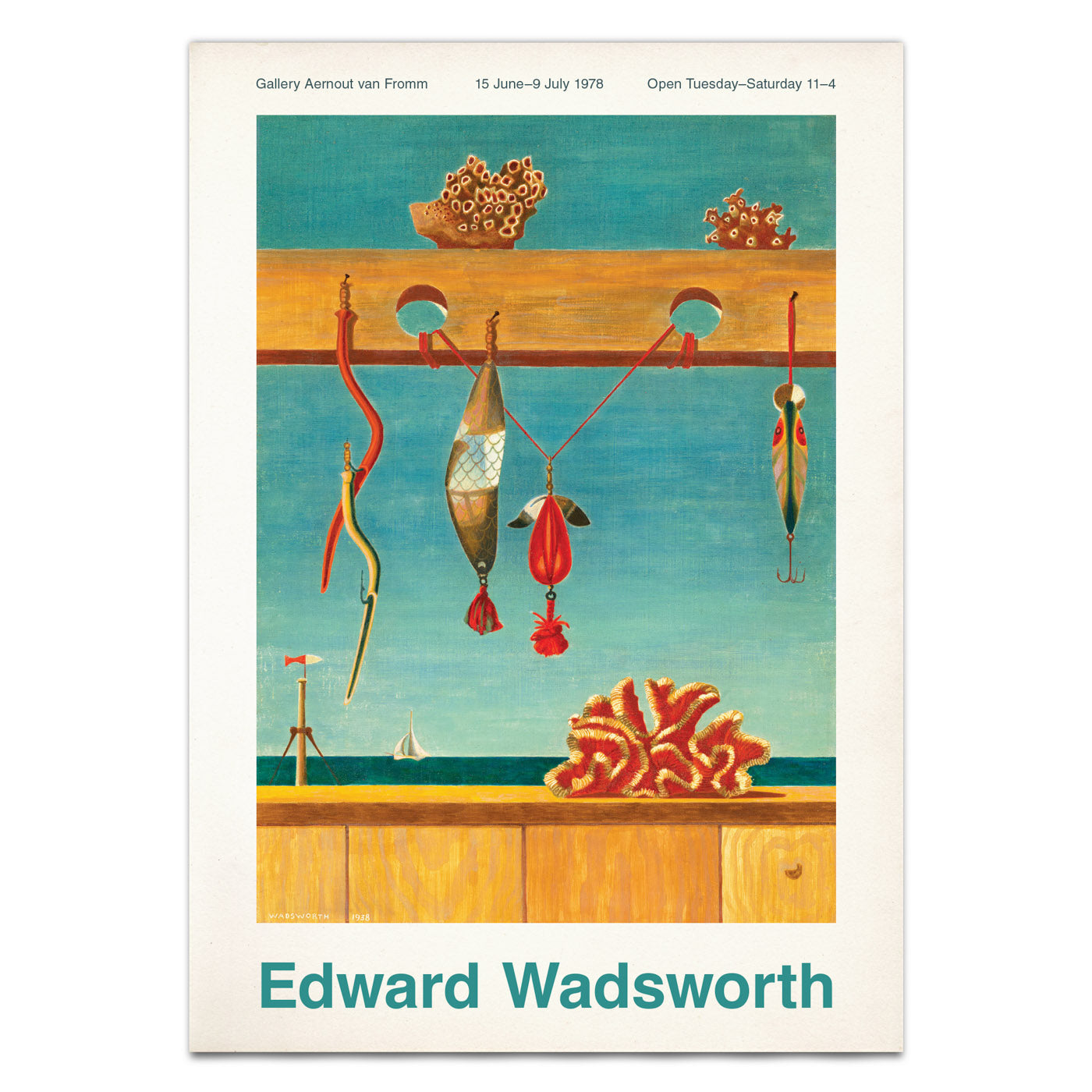 Edward Wadsworth 'Les Plats du Jour' Surrealist Exhibition Poster