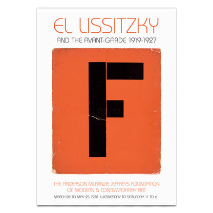 El Lissitzky poster for collectors and designers