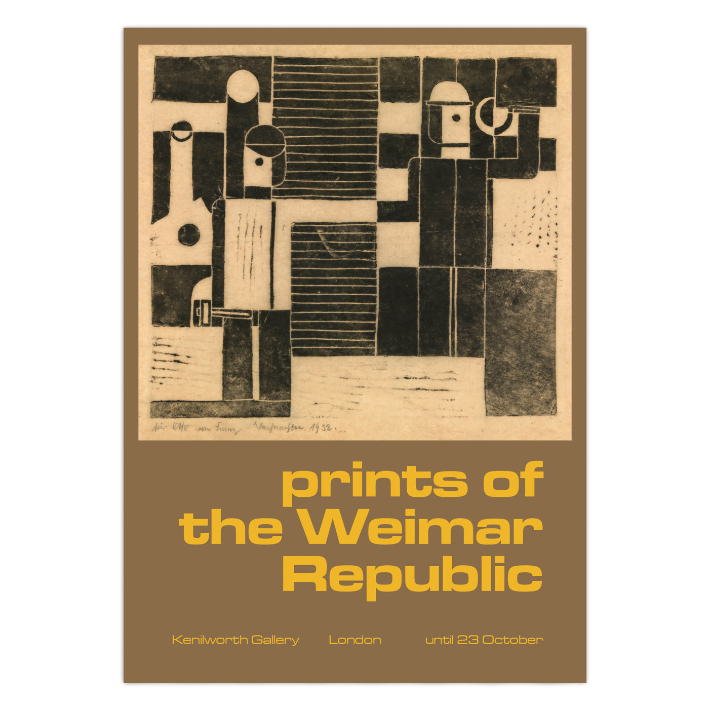 Prints of the Weimar Republic Exhibition Poster