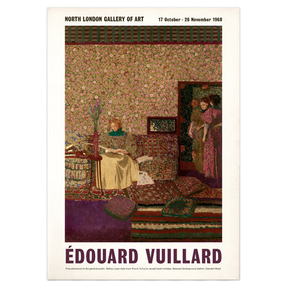 Édouard Vuillard Exhibition Poster - 'Personnages dans un intérieur - L'Intimité' (1896)