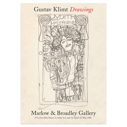 Judith and Holofernes biblical subject Klimt poster