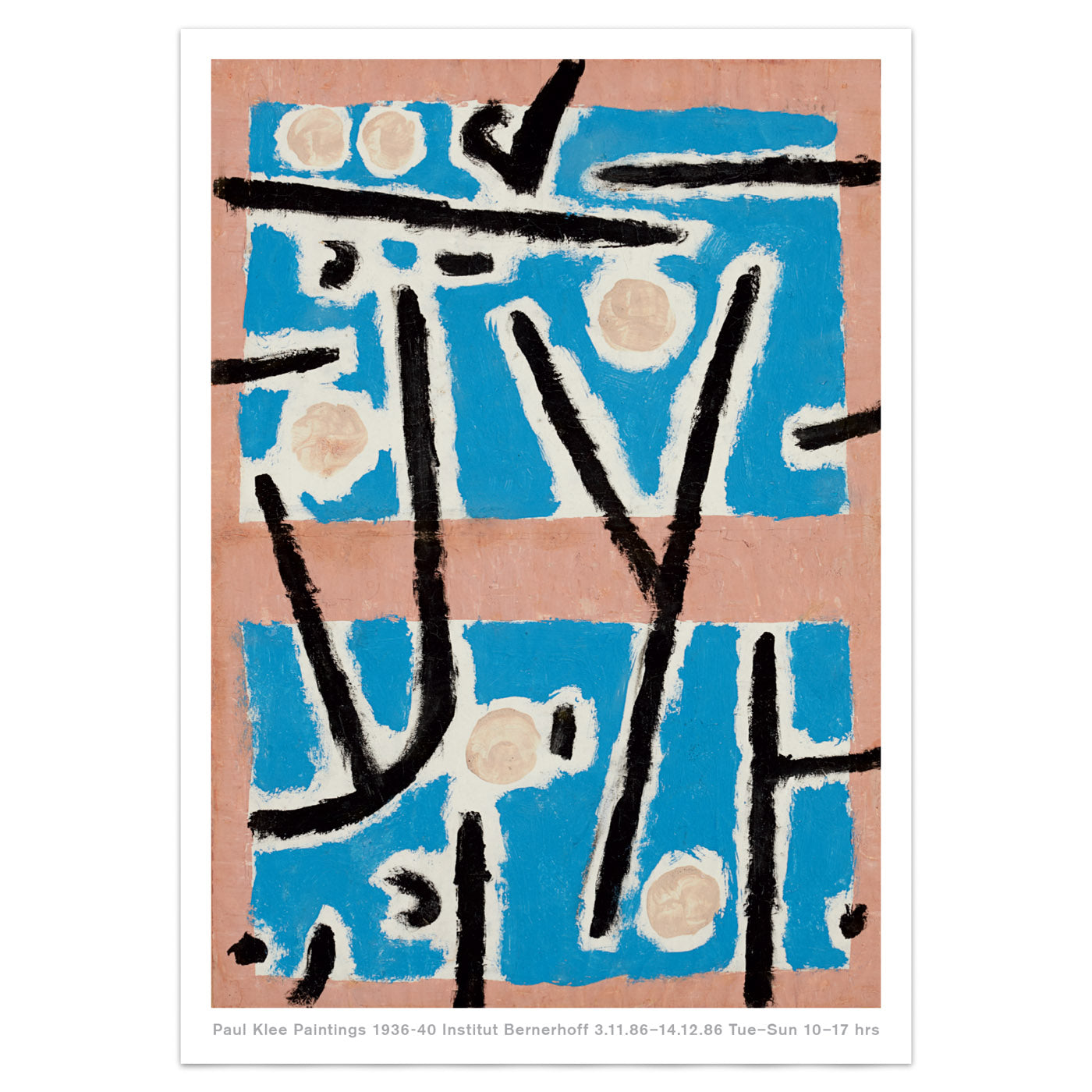 Paul Klee Art Exhibition Poster - 'Untitled' 1938