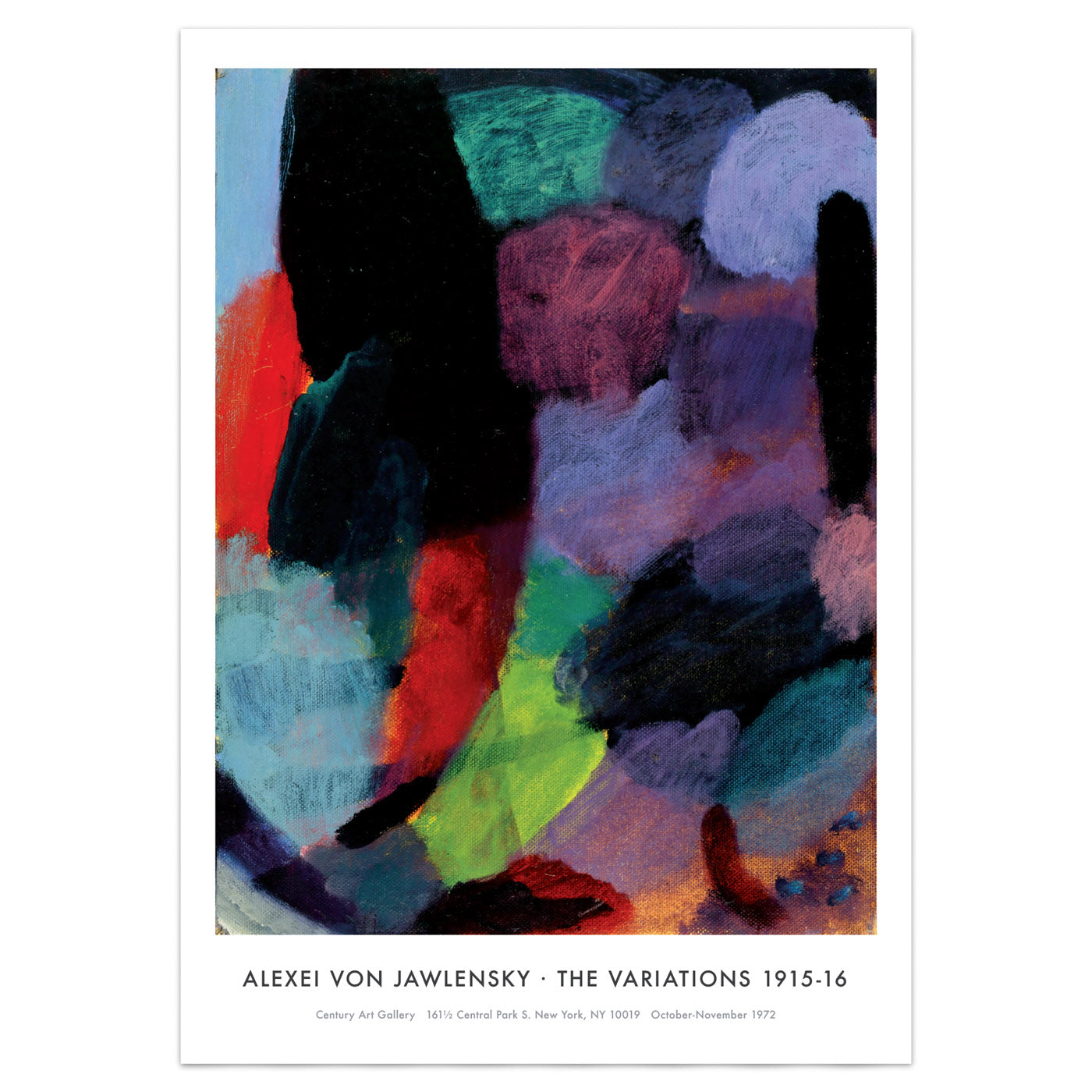 Alexej Jawlensky art exhibition sale poster