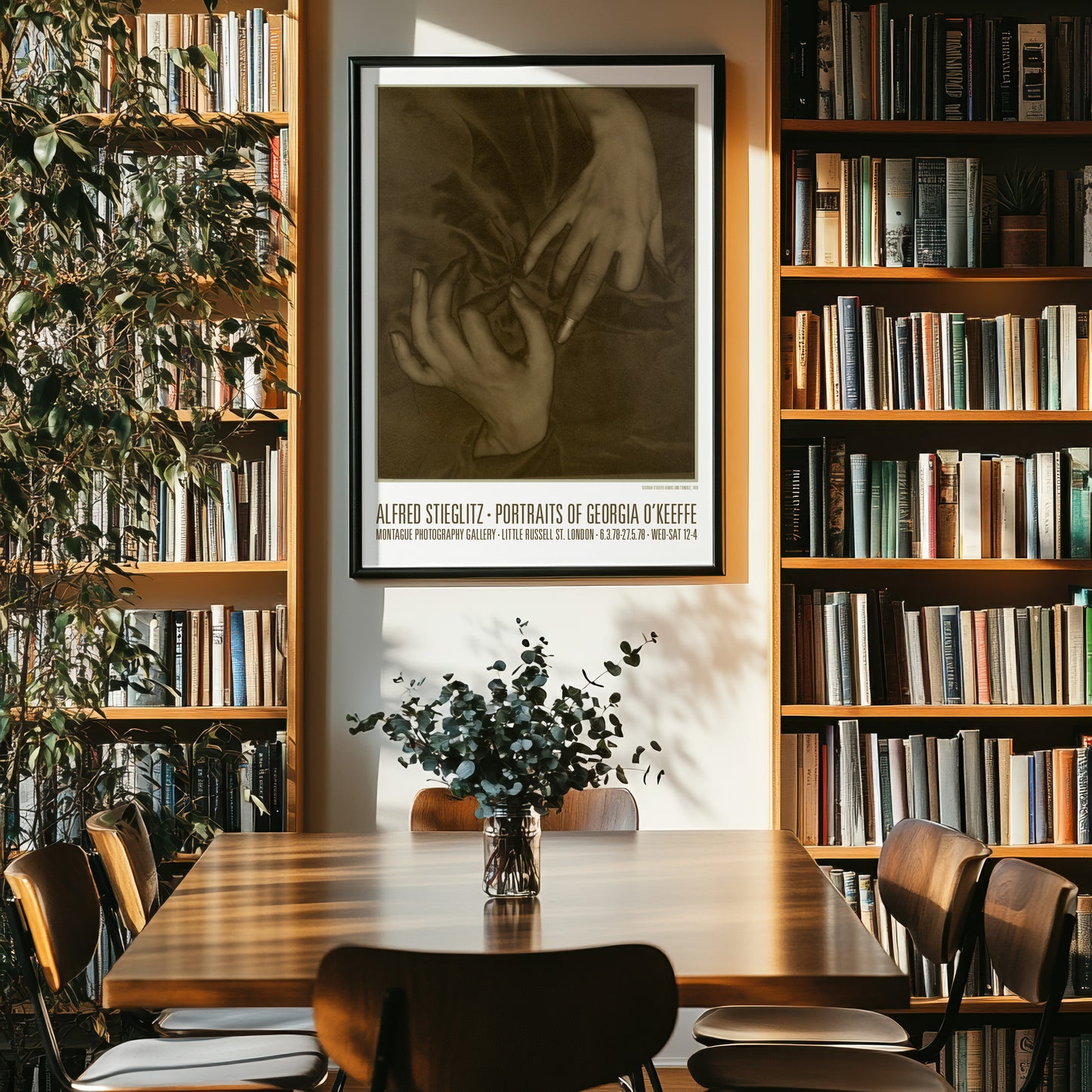 Alfred Stieglitz Exhibition Poster - Georgia O'Keeffe Hands