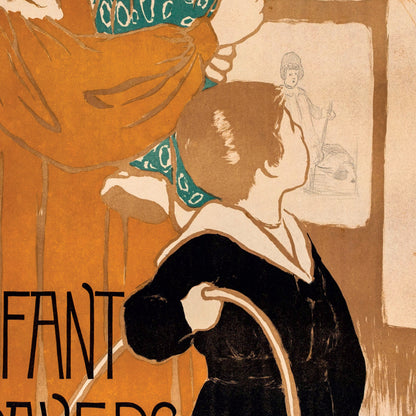 The Child Through The Ages (L'Enfant à Travers Les Ages) Exhibition Poster by Clémentine-Hélène Dufau