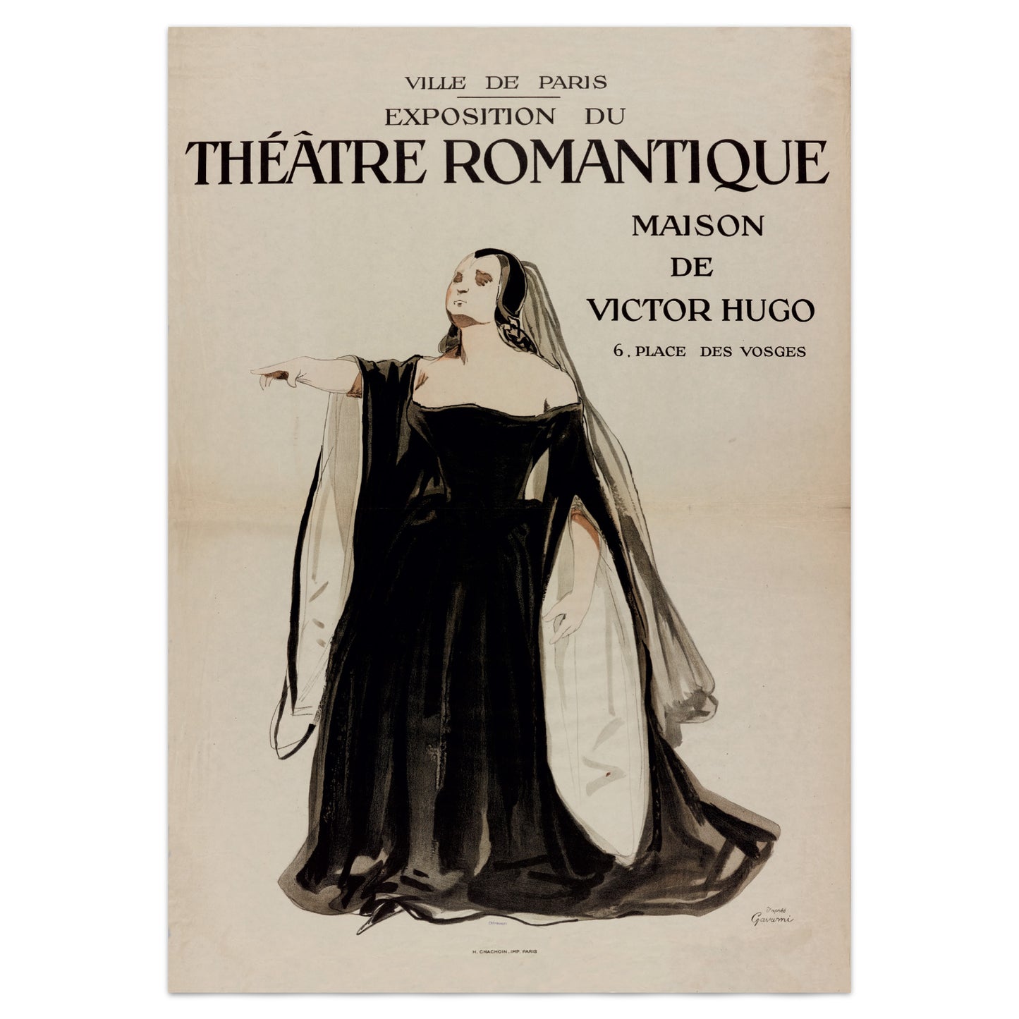 Romantic Theatre (Théâtre Romantique) Exhibition Poster