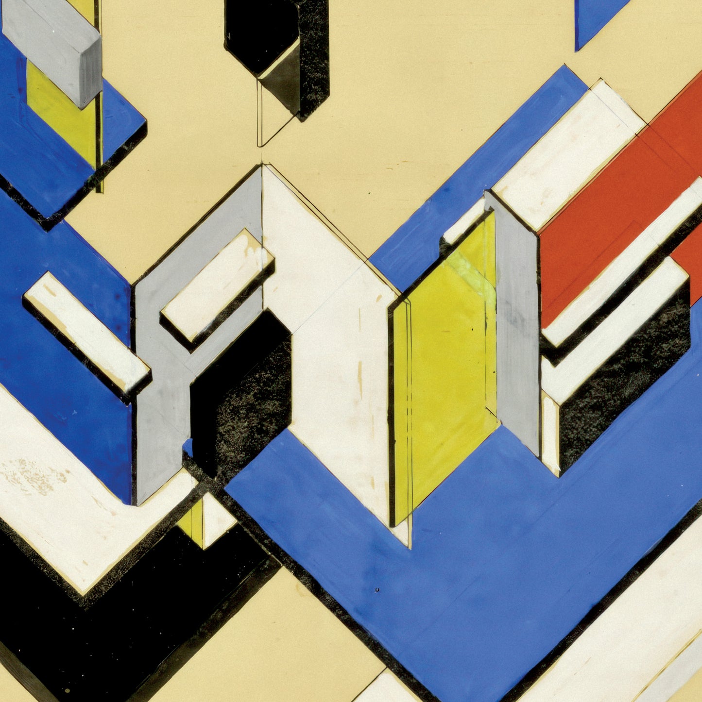 Theo van Doesburg 'Contra-Construction Project' (1923) – De Stijl Poster, Bauhaus Art Print