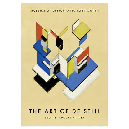 Theo van Doesburg 'Contra-Construction Project' (1923) – De Stijl Poster, Bauhaus Art Print