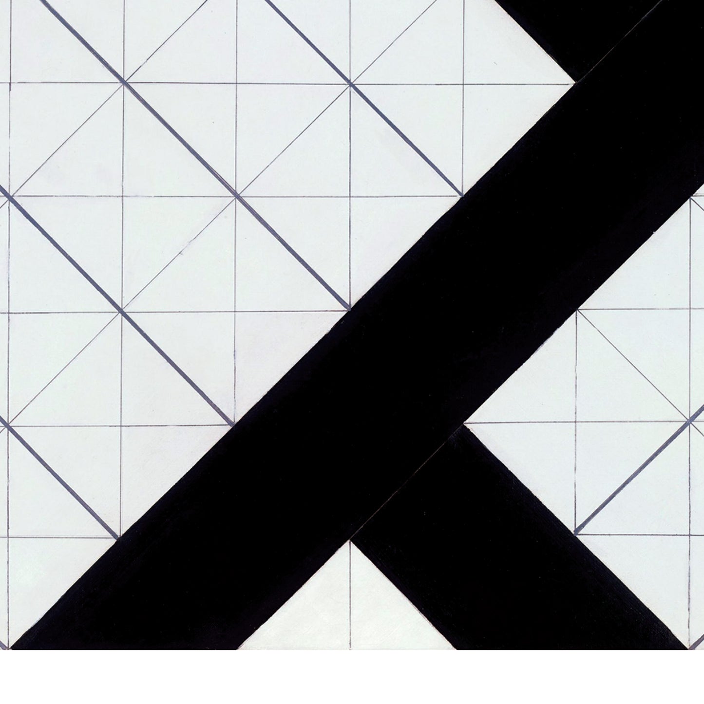 Theo van Doesburg Exhibition Poster - Counter Composition VI (1925)