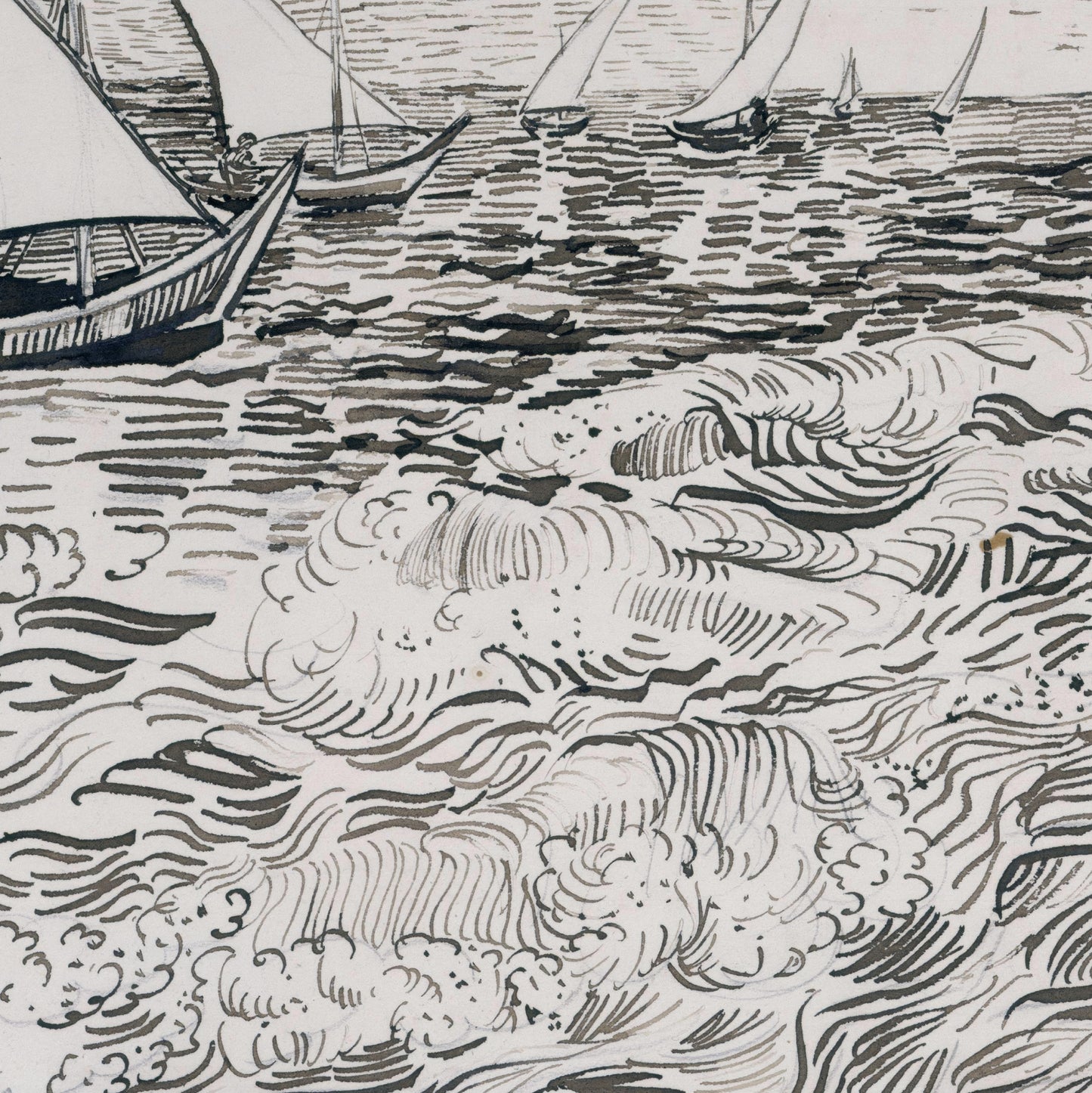 Vincent Van Gogh Exhibition Poster for a Retrospective of Drawings