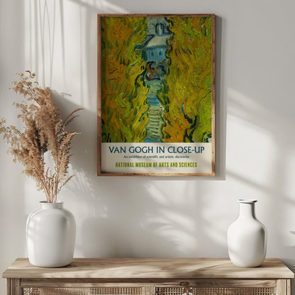 Vincent Van Gogh Exhibition Poster, Van Gogh In Close-Up