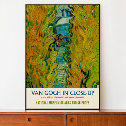 Vincent Van Gogh Exhibition Poster, Van Gogh In Close-Up