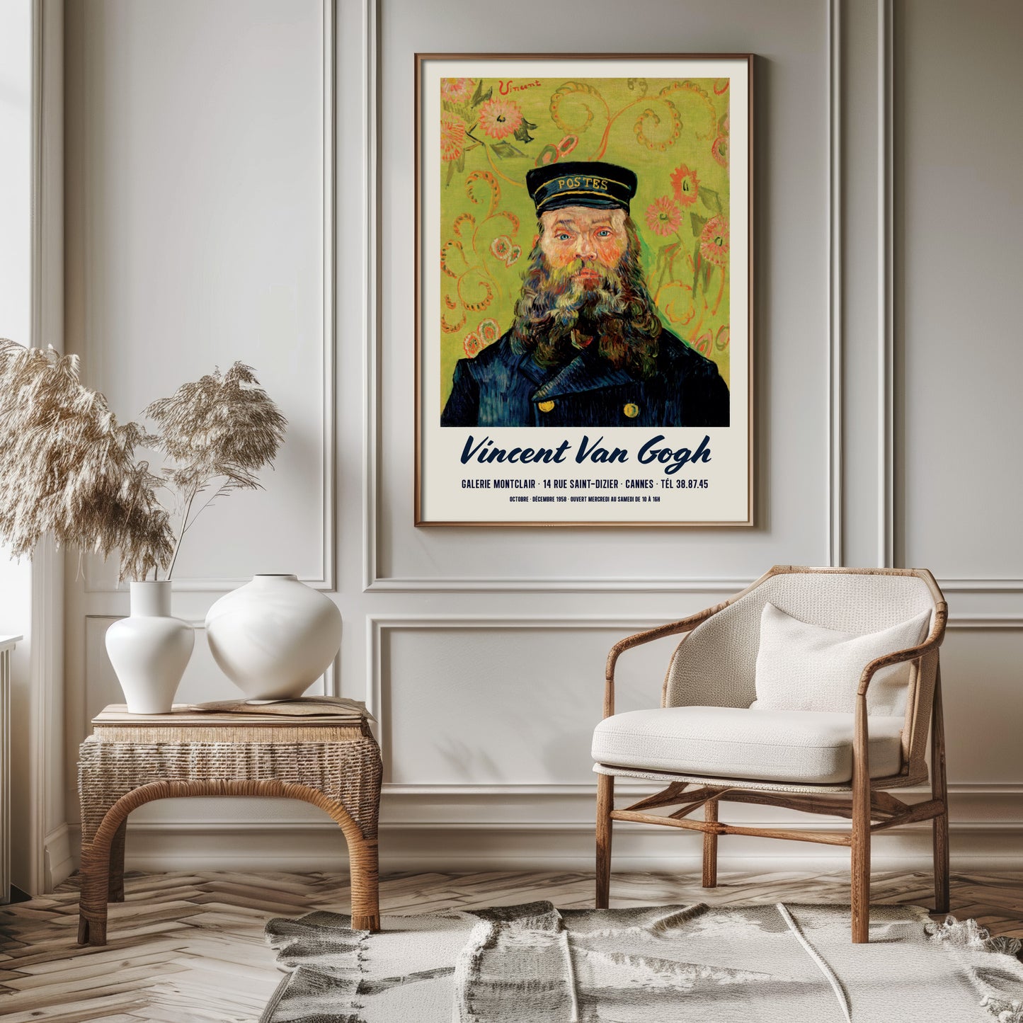 Van Gogh Exhibition Poster, The Postman Roulin