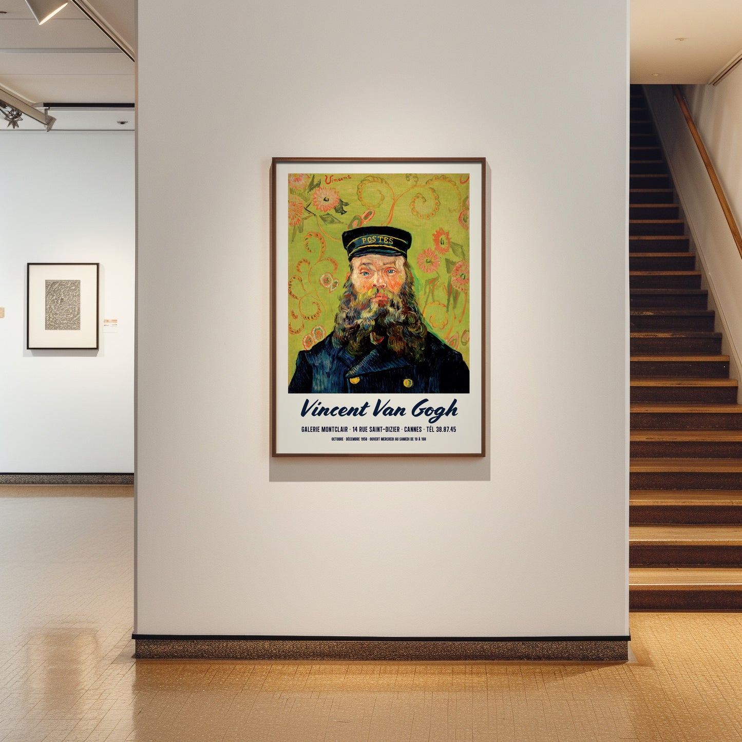 Van Gogh Exhibition Poster, The Postman Roulin