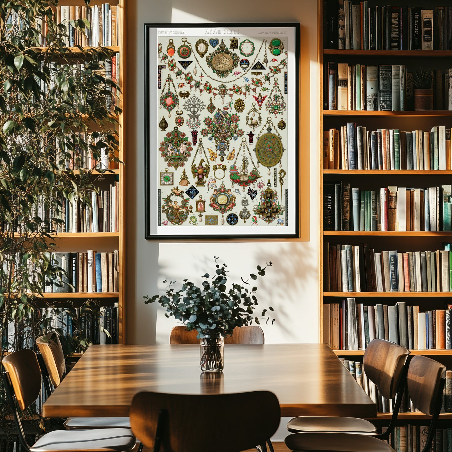 Vintage Antique Printer's Ornaments Poster