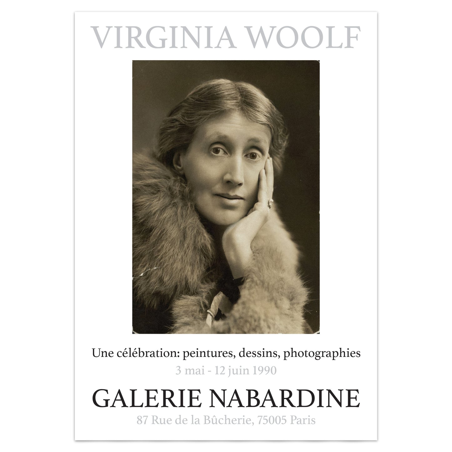 Virginia Woolf Exhibition Poster